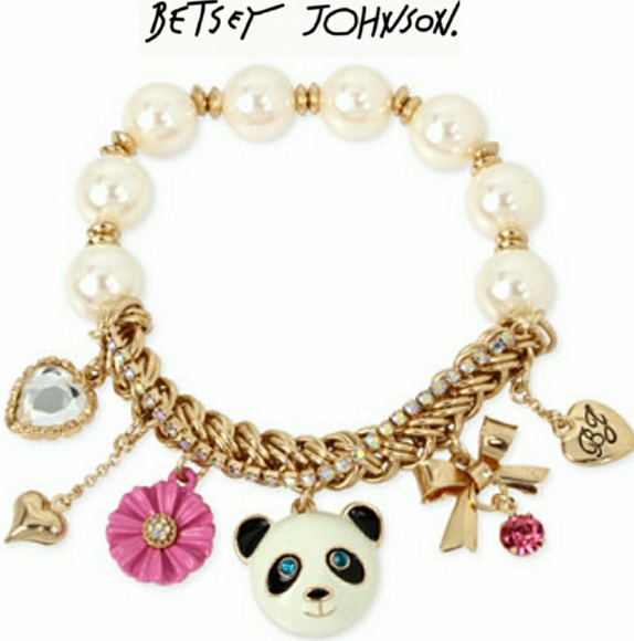 Betsey Johnson Jewelry - Betsey Johnson Panda Charm Bracelet